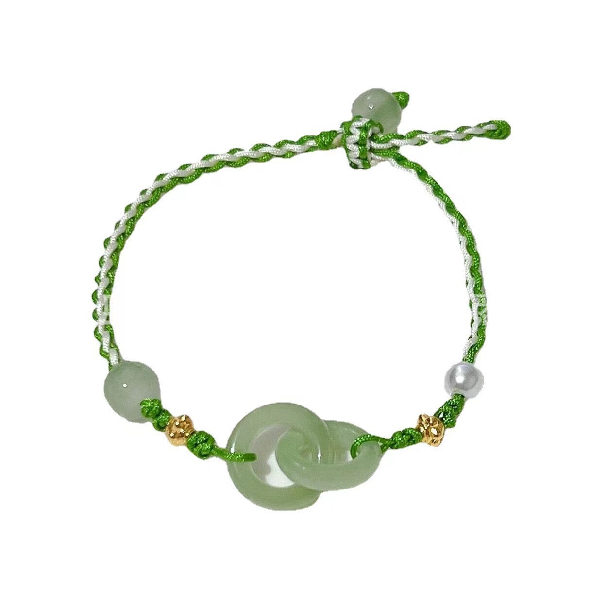 Bracelet vert jade fête des mères