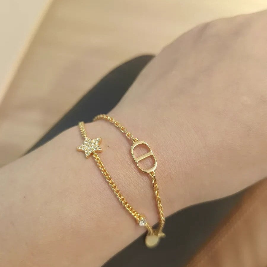 Bracelet chic pour femme idéale pour la fête de mère ou pour un anniversair